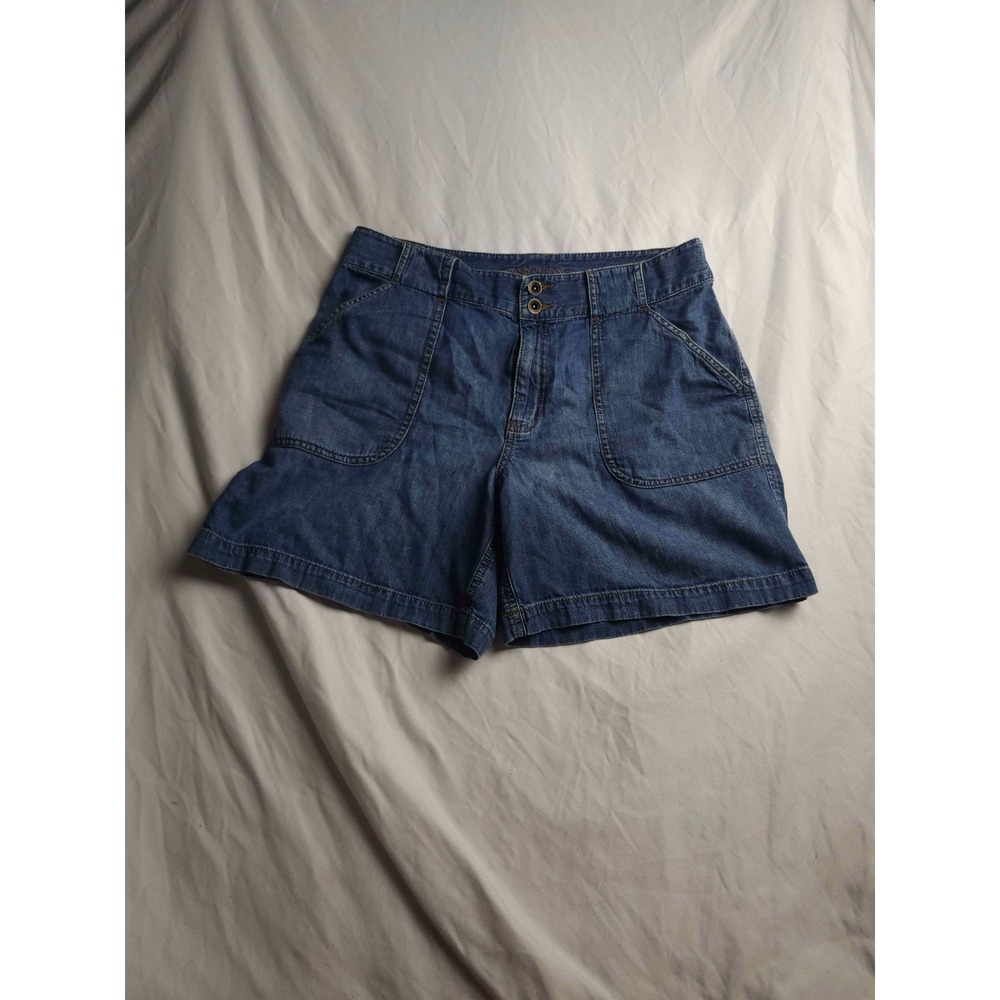 Lauren Jeans Co Premium Shorts Women Size 8 Blue Denim Classic Preppy Clean Girl